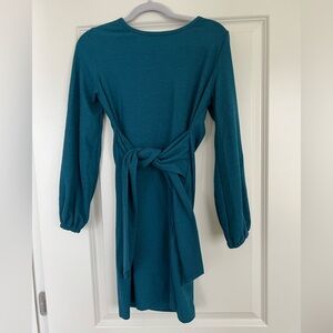 NWT blue/teal sweater dress 
Size S